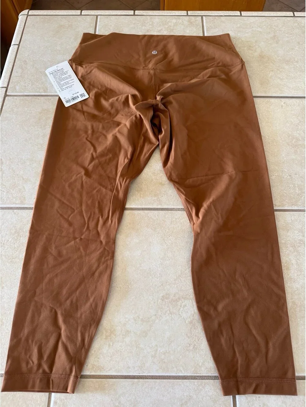 Lululemon Align High Rise 25” Copper Brown Size 16 NWT